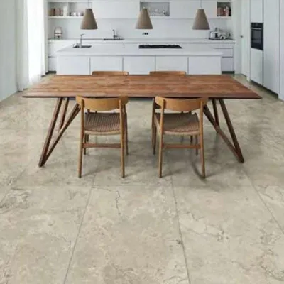 Productafbeelding van CASA39, porseleinen vloertegel met steeneffect, beige kleur, 60x120 cm, Gardenia Ariana Memento