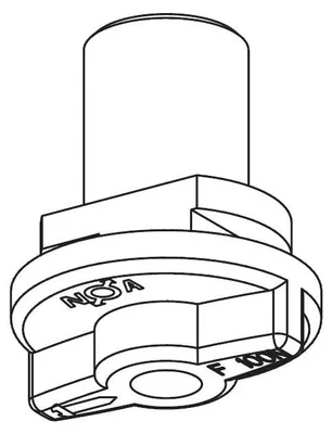 Produktbild von Nordic Global Trac Schienenadapter XTAK144-3, M4 weiss Dekohaken