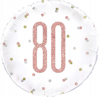 Produktbild von 18"/Ø45cm Folienballon "Happy Birthday Glitz" | Rosegold #80