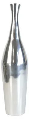 Produktbild von Aluminiumvase 'Bottle' M - Hoch, Dekoration, Blumenvase und Tischvase Dekovase