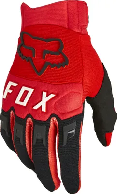 Produktbild von FOX Dirtpaw Motocross Handschuhe, schwarz/rot, M