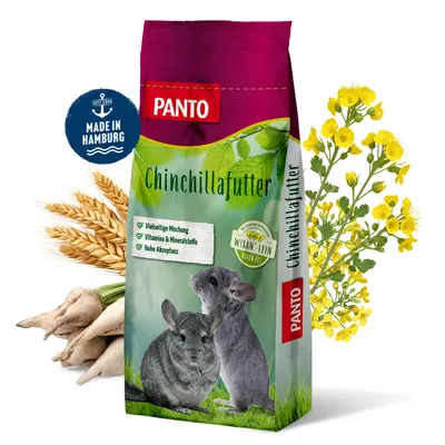Produktbild von PANTO Chinchillafutter – 25 kg Pellets, ballaststoffreich mit Wisan-Lein® für Chinchilla