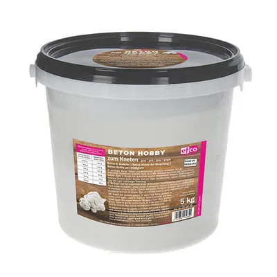Produktbild von BETON HOBBY, zum Kneten, grau, 5 kg