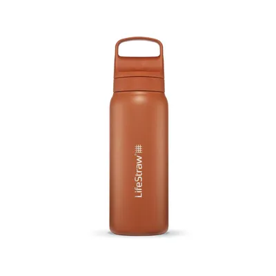 Immagine prodotto di LifeStraw bottiglia filtro acqua Go 2.0 Kyoto Arancione acciaio inossidabile isolato 1 litro-Arancione