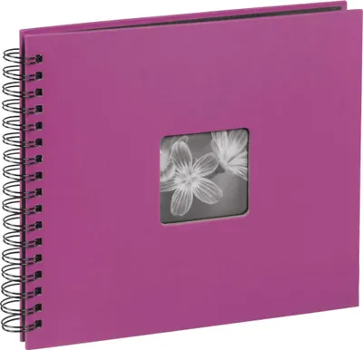 Produktbild von Hama Fine Art Spiral pink 36x32 50 schwarze Seiten 10608