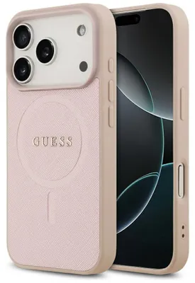 Zdjęcie produktu dla Etui Guess Saffiano Classic MagSafe do iPhone 17 Pro