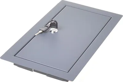 Immagine prodotto di Aqbau® Porta di ispezione Porta di ispezione e manutenzione in grafite con chiave 40x60cm