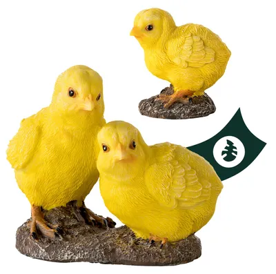 Produktbild von Hühner, Hähne, Küken Gartenfiguren - wetterfeste Huhn Deko für draußen