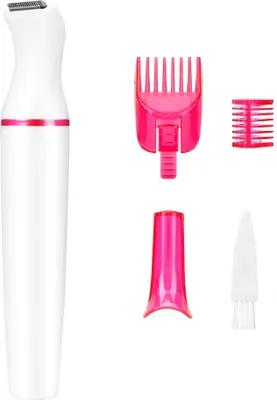Obrázek produktu pro elektrický holicí strojek 4 v 1 pro ženy, obočí, nos, linie bikin, zastřihovač chloupků, baterie není součástí balení