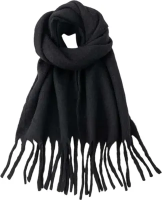 schwarze Schal