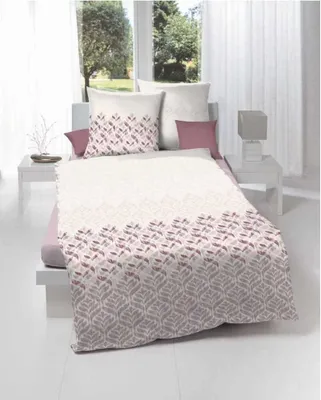 Obrázok produktu pre Saténová posteľná bielizeň Kaeppel Mako Flowers Allure 135x200 cm Mauve