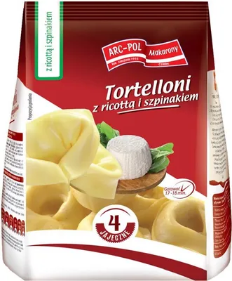 Obrázok produktu pre Tortelloni s ricottou a špenátom 250 g