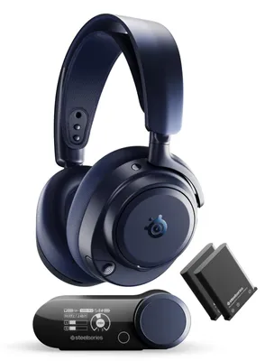 Image de Casque sans fil SteelSeries Arctis Nova Pro Omni, 2,4 GHz + Bluetooth, avec réduction de bruit, couleur noire