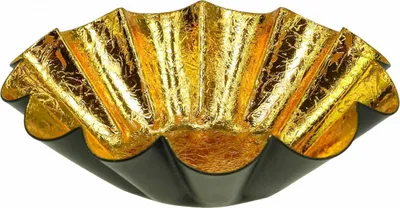 Produktbild von Teelichthalter Weihnachten Schwarz Gold Deko Ø12cm 2er Set, 2 Stück