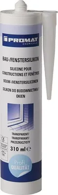 Produktbild von Bau-/Fenstersilikon transparent 310 ml
