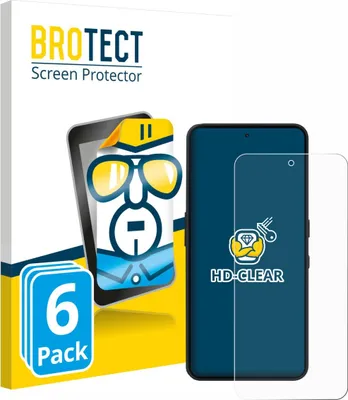 Produktbild von 6x Für Nothing Phone (3a) Lite Schutzfolie BROTECT Displayschutz Display Schutz Folie Klar Transparent