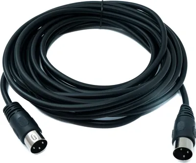 Zdjęcie produktu dla SYSTEM-S Kabel S-Video 5 m Din 3-pinowy męski-żeński czarny