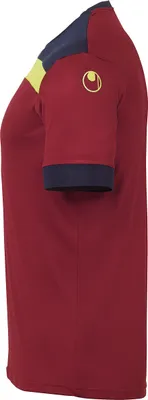 Produktbild von uhlsport Trainings-T-Shirt OFFENSE 23 Unisex 1003804_01 bordeaux/marine/fluo gelb M
