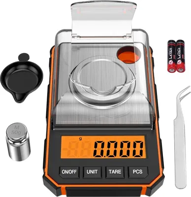Produktbild von Präzisionswaage 1 Stück, Digitale Taschenwaage 0,001 G Genauigkeit, Für Schmuck Medikamente Pulver