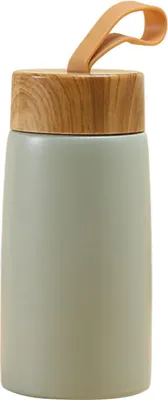 Produktbild von Thermobecher aus Edelstahl, 280 ml, isolierter Kaffeebecher, Vakuumflasche, tragbarer Reisebecher, Mini-Wasserflasche für Outdoor-Aktivitäten