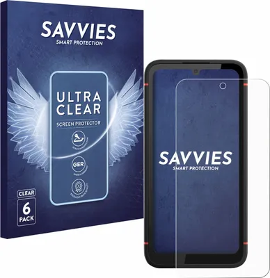 Produktbild von 6x Für Gigaset GX4 / GX4 Pro Schutzfolie Savvies Displayschutz Display Schutz Folie Klar Transparent