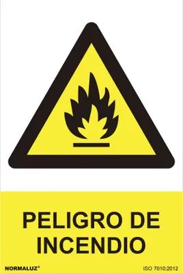 Produktbild von Gefahrenschild "Feuergefahr" (PVC 0,7 mm) 30x40 cm