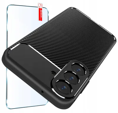 Obrázok produktu pre ZESTAW Etui do Samsung A27 5G Pancerne Carbon CASE + SZKŁO