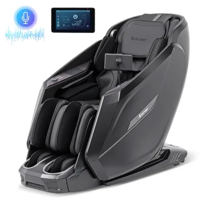 Produktbild von COSTWAY Massagesessel 4D SL-Track, Ganzkörper Massagestuhl mit 54 Luftkissen, Wärmefunktion, 24 Massageprogrammen, Zero Gravity, Fußrollenmassage