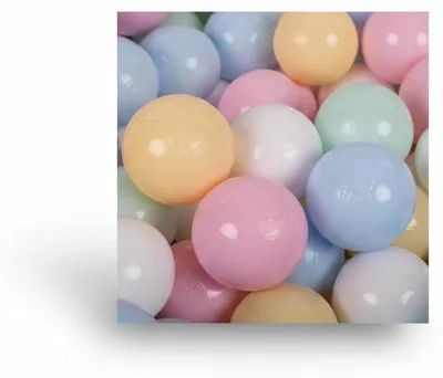 Imagen del producto de InAndOutdoorMatch - Balones para juegos - Colores pastel - 100 unidades - 7 cm, Imagen generada por IA