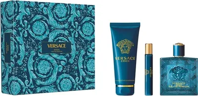 Produktbild von Versace Eros Pour Homme Giftset Edp Spray 100ml/Shower Gel 150ml/Edp Spray 10ml 260 ml