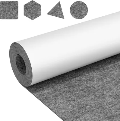 Produktbild von Aopunly Filz selbstklebend Filzgleiter Selbstklebend für Stühle und Möbelfüße 100x150cm Grau