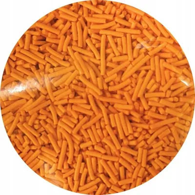 Obrázek produktu pro Konfety-cukrová posypka pomerančová 50 g na zdobení