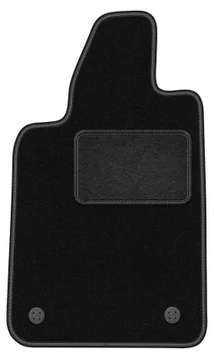 Produktbild von Fahrermatte Velours für Fiat Barchetta 1995-2005 (Coupé/Cabrio) – 1-tlg, Schwarz, passgenau – Wielganizator LUX