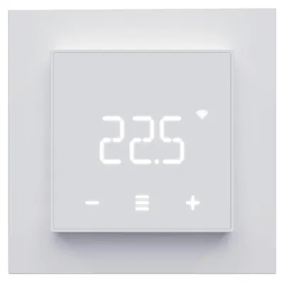 Imagen del producto de Termostato inteligente Z-Wave Heatit Z-TRM7 para calefacción por suelo radiante, blanco, digital