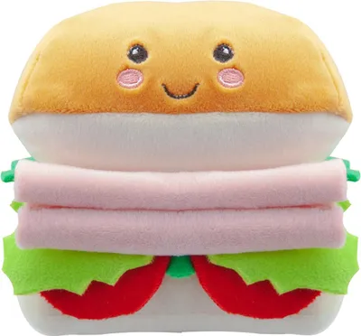 Produktbild von SOFTLINGS Food Plüsch FRIDGE FOODIES, Schinkenbrötchen, 16 cm