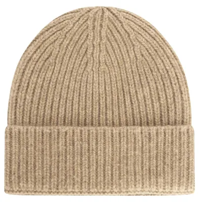 Produktbild von Zwillingsherz 100% Kaschmir Grobstrick Mütze Chunky – Warme Strickmütze für Dame