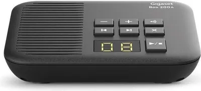 Produktbild von Gigaset Box 200A, 300 m, Gigaset HX handsets, 50 m, 300 m, Schwarz, Kunststoff
