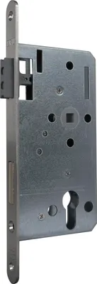 Obrázek produktu pro KFV Magnetický zámek PZW 72mm - Dveřní zámek, zadlabávací magnetický zámek DM 55 kulatý, nerezová ocel