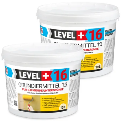 Produktbild von Grundiermittel 2x10L Konzentrat 1:3 unter Putze, Spachtelmassen, Gipskleber L+16