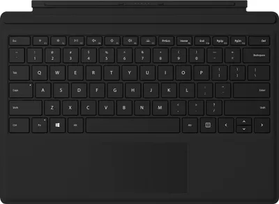 Produktbild von Microsoft Surface Pro Type Cover schwarz DE mit Fingerabdruck-ID GK3-00005