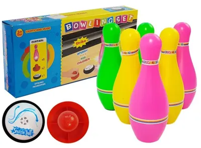 Produktbild von Leantoys Bowlingset mit Beleuchtung
