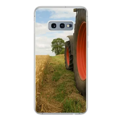 Produktbild von MuchoWow® Handyhülle Schutzhülle Hülle für Samsung Galaxy S10e Traktor - Räder - Weizen Silikon Softcase Handy Hülle - Handy