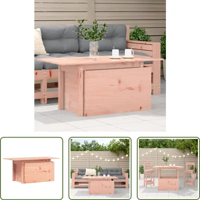 Produktbild von The Living Store Gartentisch 100x50x75 cm Massivholz Douglasie