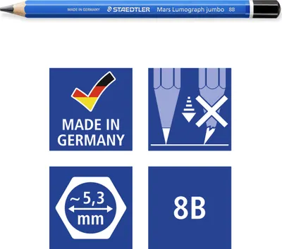 Immagine prodotto di Matita STAEDTLER® 100J-8B Mars Lumo, 8B, 100% PEFC