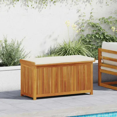Produktbild von Möbel Outdoor-Kissenbox 113x50x60,5 cm Massivholz Akazie - Gartenboxen &57251