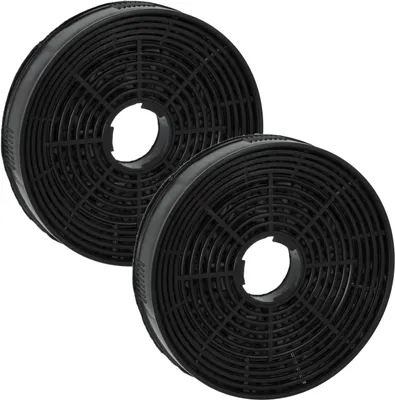 Produktbild von vhbw 2x Aktivkohlefilter kompatibel mit Amica FH17231-1E, OTS515I, OTS615W, OTS515W, OTS615I Dunstabzugshaube - 14 cm