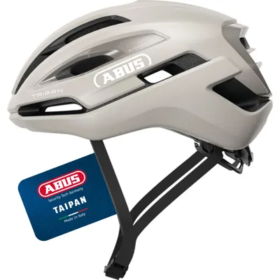 Immagine prodotto di ABUS Casco Gravel Taipan - casco da bici per gravel bike - leggero, versatile e ben ventilato - con portaocchiali - per adolescenti, donne e uomini - taglia M, beige