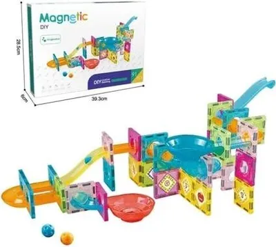 Obrázok produktu pre Magnetická stavebnica Bavytoy 91 dielov