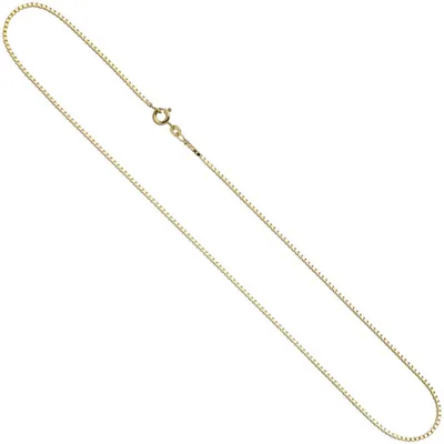 Produktbild von 1,0mm Venezianerkette Collier 333 Gelbgold Gold Kette Halskette 45cm Goldkette