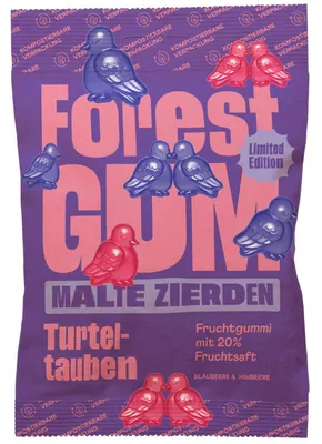Produktbild von Forest Gum Fruchtgummi Turteltauben 100g